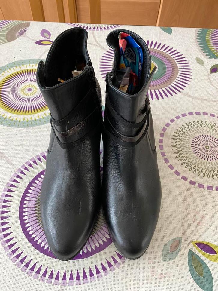 Anne Weyburn dameslaarzen — Maat 39, Kleding | Dames, Schoenen, Zo goed als nieuw, Lage of Enkellaarzen, Zwart, Ophalen of Verzenden