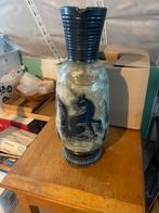 Grote vaas/kelk met handvat. Koningsmerk met eenhoorn, Antiek en Kunst, Ophalen