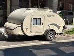 Teardrop / minicaravan Caretta Basoglu (-750kg) + Voortent, Caravans en Kamperen, Overige merken, Tot en met 2, Lengtebed, Tot 500 kg