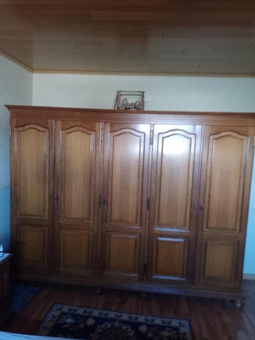Kleerkast, Huis en Inrichting, Kasten | Kleerkasten, Zo goed als nieuw, 200 cm of meer, 200 cm of meer, 50 tot 75 cm, Eikenhout