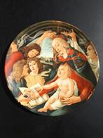 Limoges France assiette Boticelli Vierge du Magnificat, Enlèvement