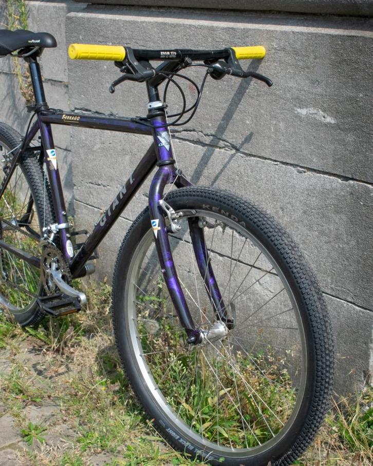 GIANT TERRAGO 1994  STEEL IS REAL VINTAGE MOUNTAINBIKE, Fietsen en Brommers, Fietsen | Heren | Sportfietsen en Toerfietsen, Zo goed als nieuw