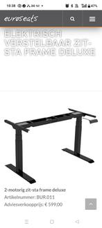 Bureau à réglage électrique Euroseats 75.BUR.011 noir, Maison & Meubles, Bureaux, Enlèvement, Électrique, Neuf, Bureau