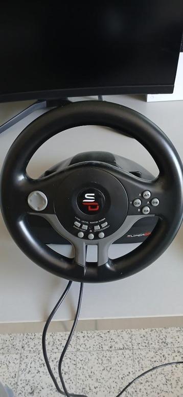 Stuurwiel met pedalen Driving Wheel Superdrive, Games en Spelcomputers, Spelcomputers | Sony Consoles | Accessoires, Ophalen, Gebruikt