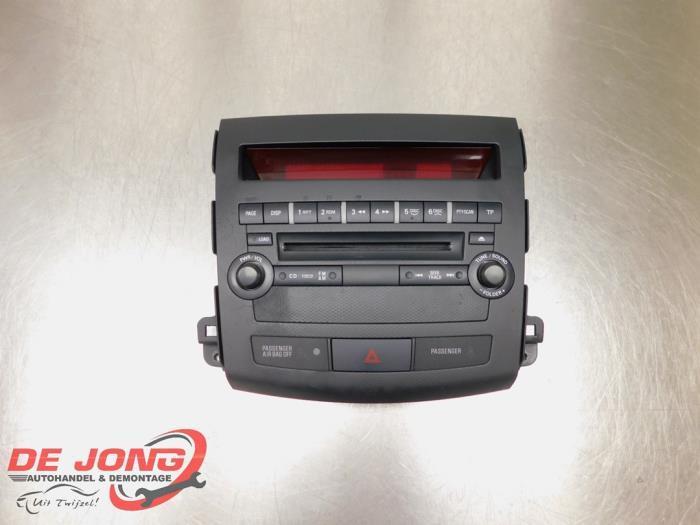 Radiobedienings paneel van een Citroen C-Crosser, Auto-onderdelen, Dashboard en Schakelaars, Citroën, Gebruikt, 3 maanden garantie