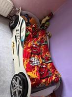 Stoer jongensbed, Kinderen en Baby's, Kinderkamer | Bedden, Ophalen, 85 tot 100 cm, Zo goed als nieuw, Lattenbodem