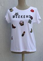 Prachtig Madeleine T 38 T-shirt, Kleding | Dames, T-shirts, Maat 38/40 (M), Wit, Ophalen of Verzenden, Zo goed als nieuw