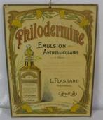 oude art nouveau kartonnen reclame Philodermine, Verzenden