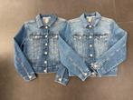 2x Jeans jas H&M - maat 134 (tweeling), Meisje, H&M, Ophalen of Verzenden, Zo goed als nieuw