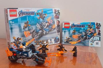 Lego 76123 -set volledig -Captain America - outriders attack beschikbaar voor biedingen