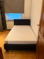 Lit boxspring avec matelas mousse 120*200, Enlèvement, Noir