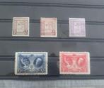 België 240-244 MH, Postzegels en Munten, Postzegels | Nederlands-Indië en Nieuw-Guinea, Ophalen of Verzenden