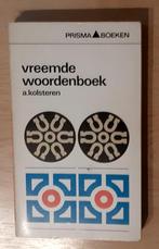 Vreemde woordenboek (Prisma), Enlèvement ou Envoi