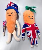 2X Engelse Aldi Kevin The Carrot In a Kilt Wortel XL Knuffel, Ophalen of Verzenden