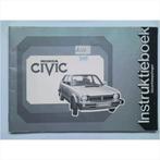 Honda Civic Instructieboekje 1979 #1 Nederlands, Autos : Divers, Modes d'emploi & Notices d'utilisation, Enlèvement ou Envoi