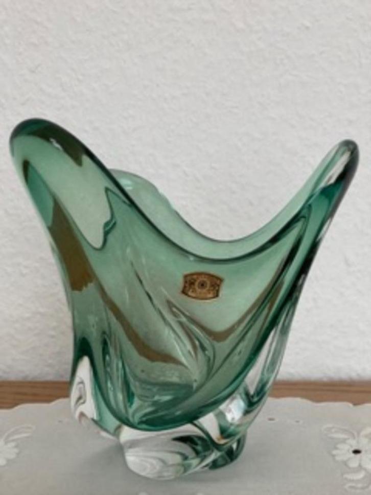 Kristallen vaas Val Saint-Lambert, Antiek en Kunst, Antiek | Glaswerk en Kristal, Ophalen