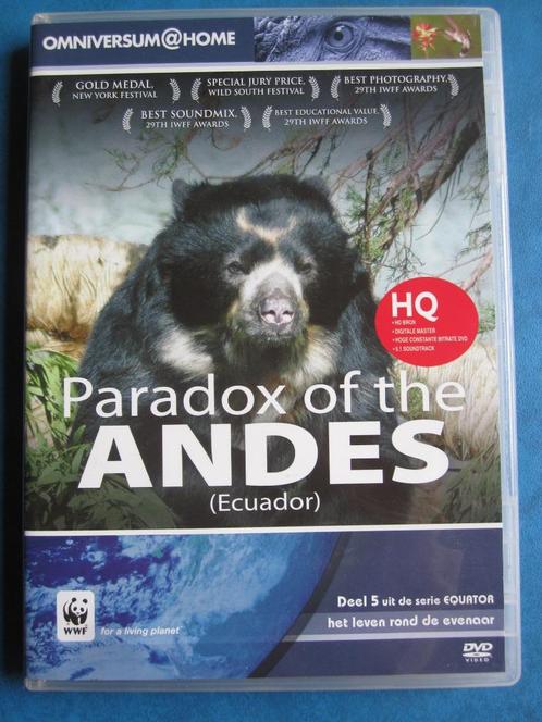 Paradox of the Andes (Ecuador), Cd's en Dvd's, Dvd's | Documentaire en Educatief, Zo goed als nieuw, Natuur, Alle leeftijden, Ophalen of Verzenden