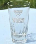 $  ancien verre gueuze decoster écriture blanche 33 cl (5), Comme neuf, Enlèvement ou Envoi