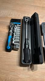 momentsleutel samen met doppenset 1/2 nieuw, Auto diversen, Autogereedschap, Ophalen of Verzenden, Nieuw