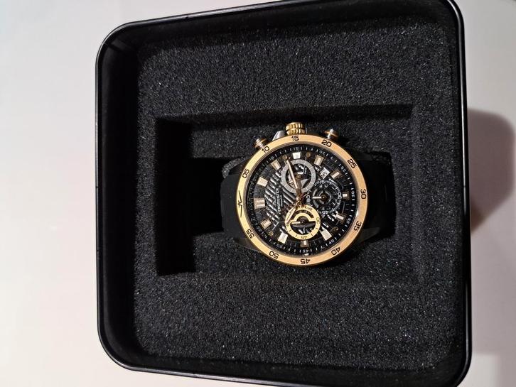 Nieuw horloge Aeromeister driver AM5101, Handtassen en Accessoires, Horloges | Heren, Zo goed als nieuw, Staal, Staal, Ophalen of Verzenden