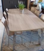 Eettafel met 6 stoelen, Huis en Inrichting, Tafels | Eettafels, 50 tot 100 cm, 150 tot 200 cm, Rechthoekig, Zo goed als nieuw