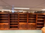 Boekenkasten massief mahonie, Ophalen, Met deur(en), 100 tot 150 cm, 200 cm of meer