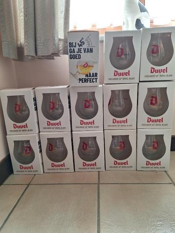 Duvel glazen perfect serve. 4 eu/stuk of 50 voor gans lot beschikbaar voor biedingen