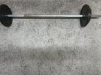 halterstang + 30kg aan schijven, Sport en Fitness, Fitnessmaterialen, Ophalen