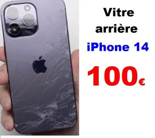 Remplacement vitre arrière iPhone 14 pas cher à Bruxelles, Diensten en Vakmensen, Overige Diensten