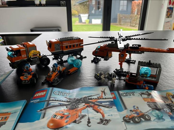 LEGO City Arctic 60032, 6034 en 60035, Kinderen en Baby's, Speelgoed | Duplo en Lego, Zo goed als nieuw, Lego, Ophalen of Verzenden