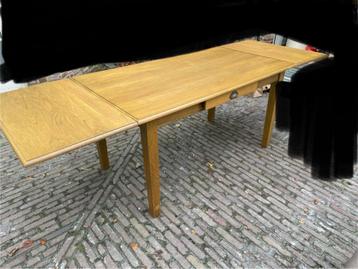 eik eiken verlengbare tafel eettafel (met 2 hulpstukken) beschikbaar voor biedingen