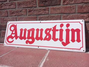 Augustijn emaille bord  beschikbaar voor biedingen