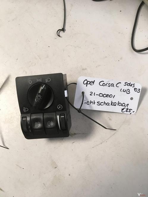 Opel Corsa C 2003 Verlichting schakelaar, Auto-onderdelen, Dashboard en Schakelaars, Gebruikt, Ophalen of Verzenden