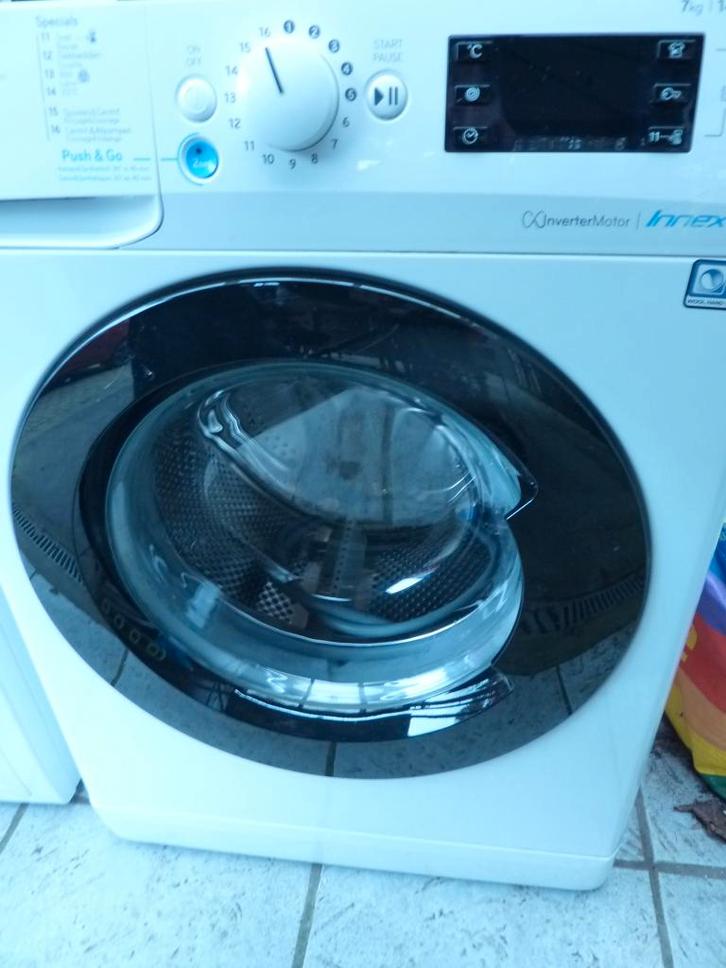 Wasmachine Indesit als nieuw , voor 7 kg was, Elektronische apparatuur, Wasmachines, Zo goed als nieuw, Voorlader, 6 tot 8 kg