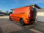FORD TRANSIT CUSTOM * SPORT * 170PK * AUTOMAAT * 3 ZITPL, 1995 cc, Overige kleuren, Leder en Stof, Bedrijf