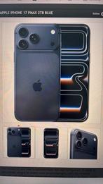 Sealed/New apple iphone 17 Pro Max 2TB Blue, Telecommunicatie, Ophalen, Nieuw