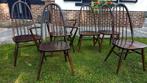 Quaker eetkamerstoelen L.Ercolani, Ophalen, Gebruikt, Bruin, Quaker