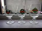 3 verschillende palm glazen met paardje in de voet, Verzamelen, Ophalen, Zo goed als nieuw, Glas of Glazen, Palm