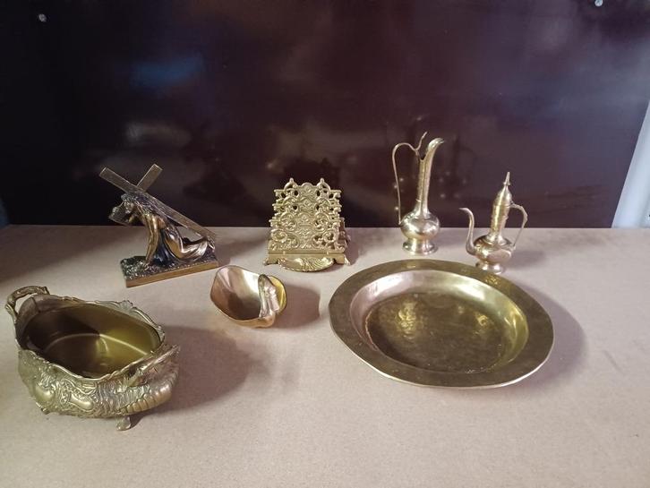 messing en koperen voorwerpen, Antiek en Kunst, Antiek | Brons en Koper, Ophalen