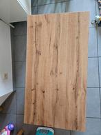 Salontafel MARKSKEL 60x110 wit/wild naturel eiken kleur, Huis en Inrichting, Tafels | Salontafels, Ophalen