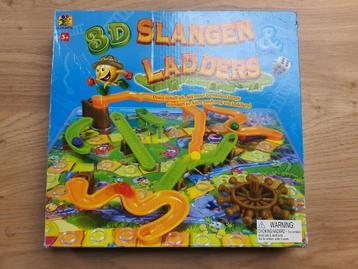Slangen en Ladders met 3D Speelbord beschikbaar voor biedingen