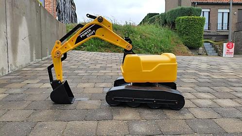 Speelgoedkraan / graafmachine waarop het kindje kan zitten, Kinderen en Baby's, Speelgoed |Speelgoedvoertuigen, Gebruikt, Ophalen of Verzenden