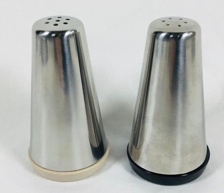 Alessi vintage zout en peperstrooiers design Scottsass 1978, Antiek en Kunst, Kunst | Designobjecten, Ophalen of Verzenden