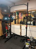 Squat en bench press rack, Sport en Fitness, Ophalen, Zo goed als nieuw