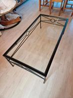 Table de salon en fer forgé, Ophalen, Gebruikt, 100 tot 150 cm, Fer forgé
