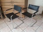 2 chaises noires Cantilever, Noir, Enlèvement, Deux
