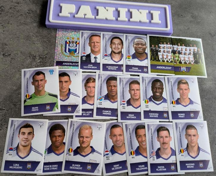 Panini FOOTBALL 2014 20 STICKERS  ANDERLECHT SC VOETBAL, Hobby en Vrije tijd, Stickers en Plaatjes, Nieuw, Ophalen of Verzenden
