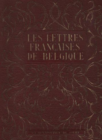 LES LETTRES FRANÇAISES DE BELGIQUE ( 1958 ) Charler-Hanse beschikbaar voor biedingen
