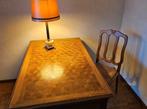 Vintage eiken bureau met Marqueterie, Lodewijk XVI., Antiek en Kunst, Ophalen