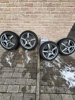 16” 4x100 Alutec lichtmetalen velgen nieuwe banden en bouten, Ophalen, 16 inch, 175 mm, Banden en Velgen